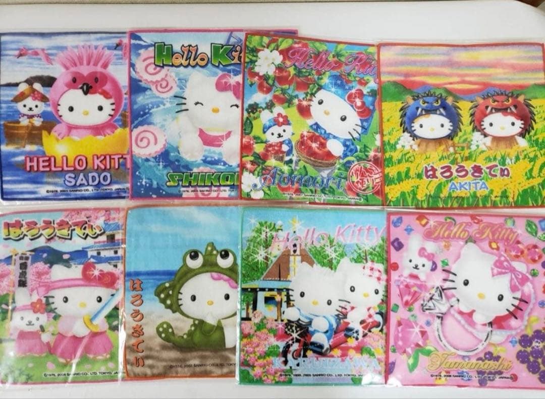 ハローキティ ご当地タオル 115枚セット