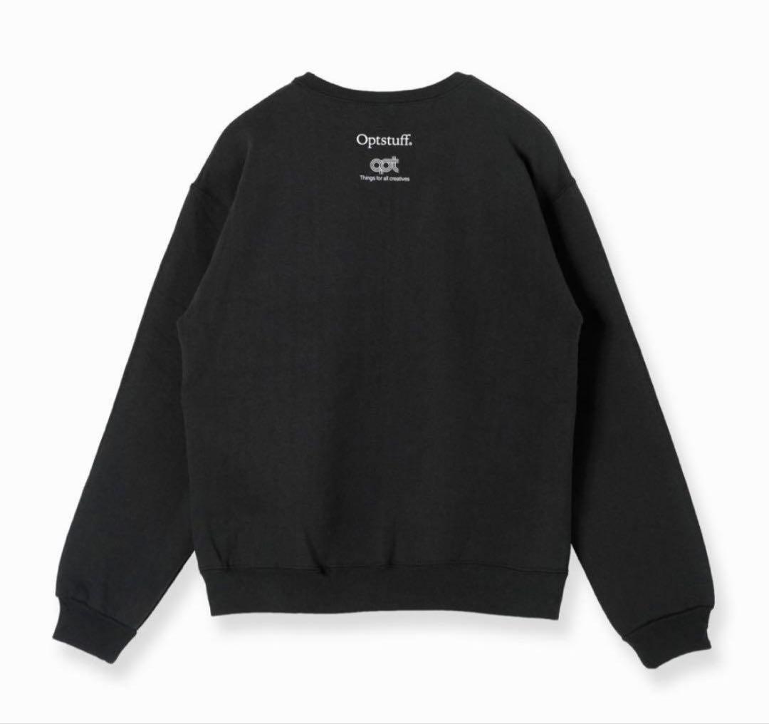 OPTSTUFF クルーネックスウェットシャツ オプトスタフ