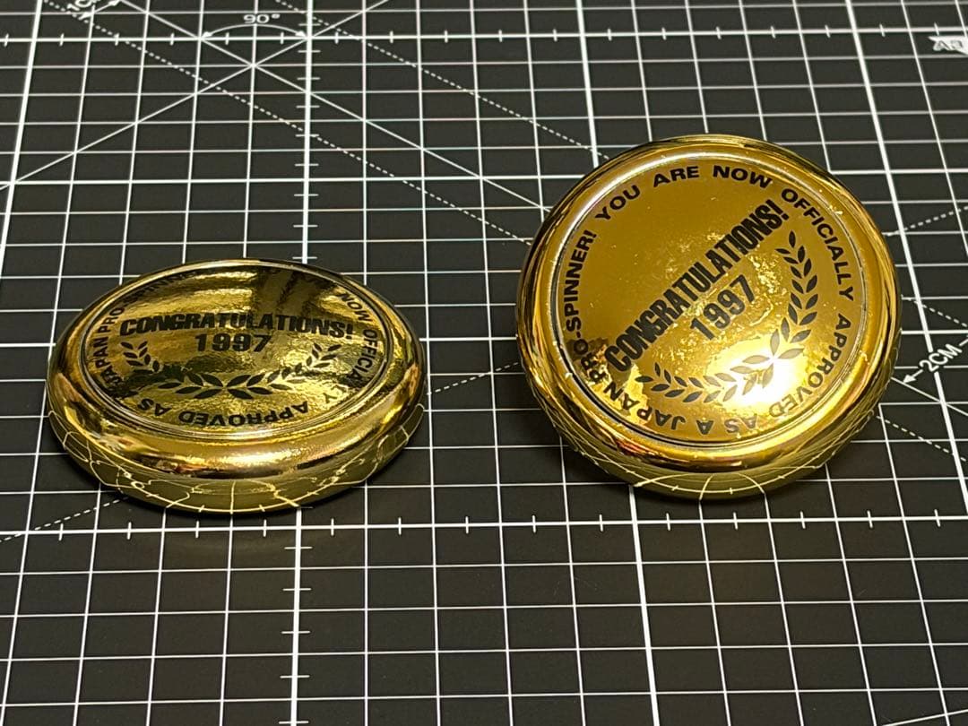 激レア バンダイ ハイパーヨーヨー 97年 ゴールド ファイヤーボール