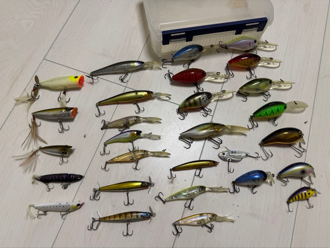 クランク　シャッド　ミノー　ポッパーなどなど
