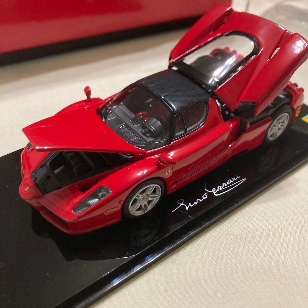 京商 1/43 フェラーリ エンツォ 赤/カーボンルーフ