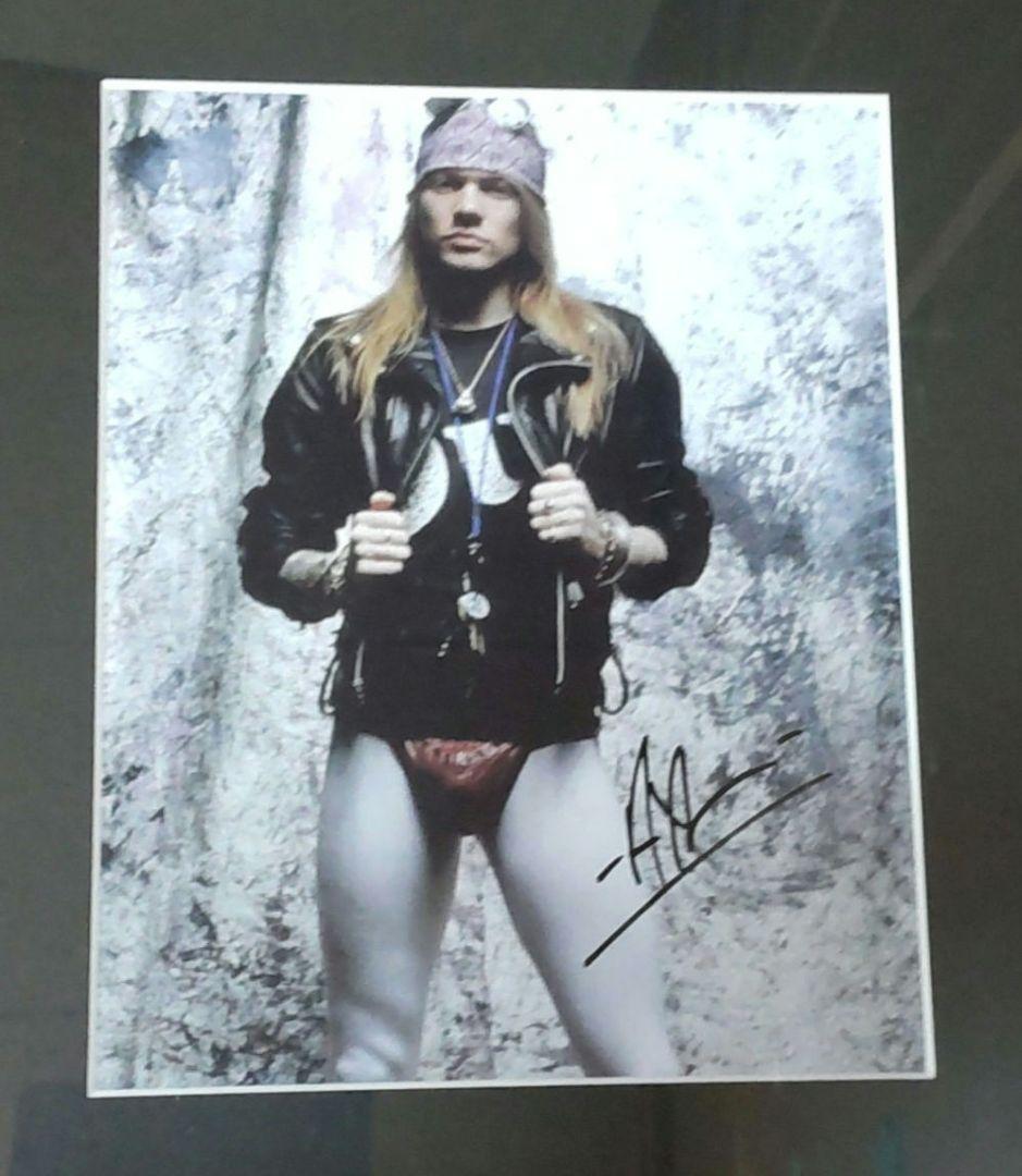 アクセル・ローズ 直筆サインガンズ・アンド・ローゼズ アクセルローズ