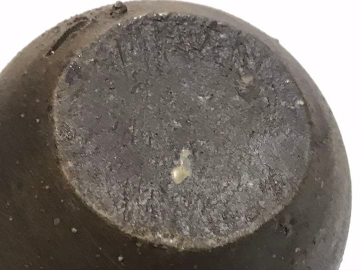 作家物　人間国宝　藤原啓　備前　窯変　徳利　合わせ箱