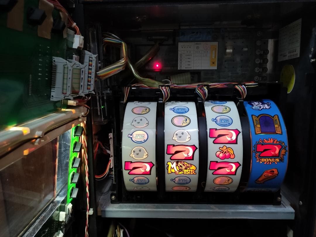 【パチスロ実機】オリンピア★トリックモンスター【オートプレイ付不要機付】