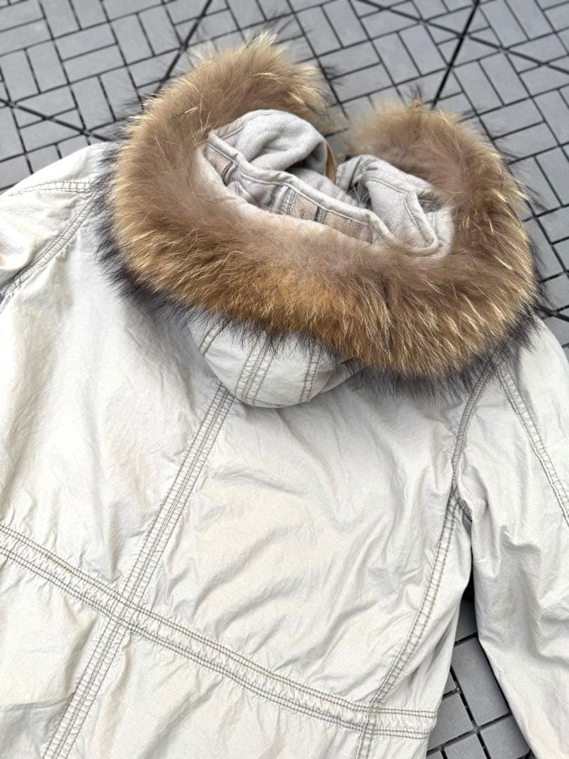 00's 希少‼︎ 新品未使用 goa Y2K ゴア モッズコート リアルファー