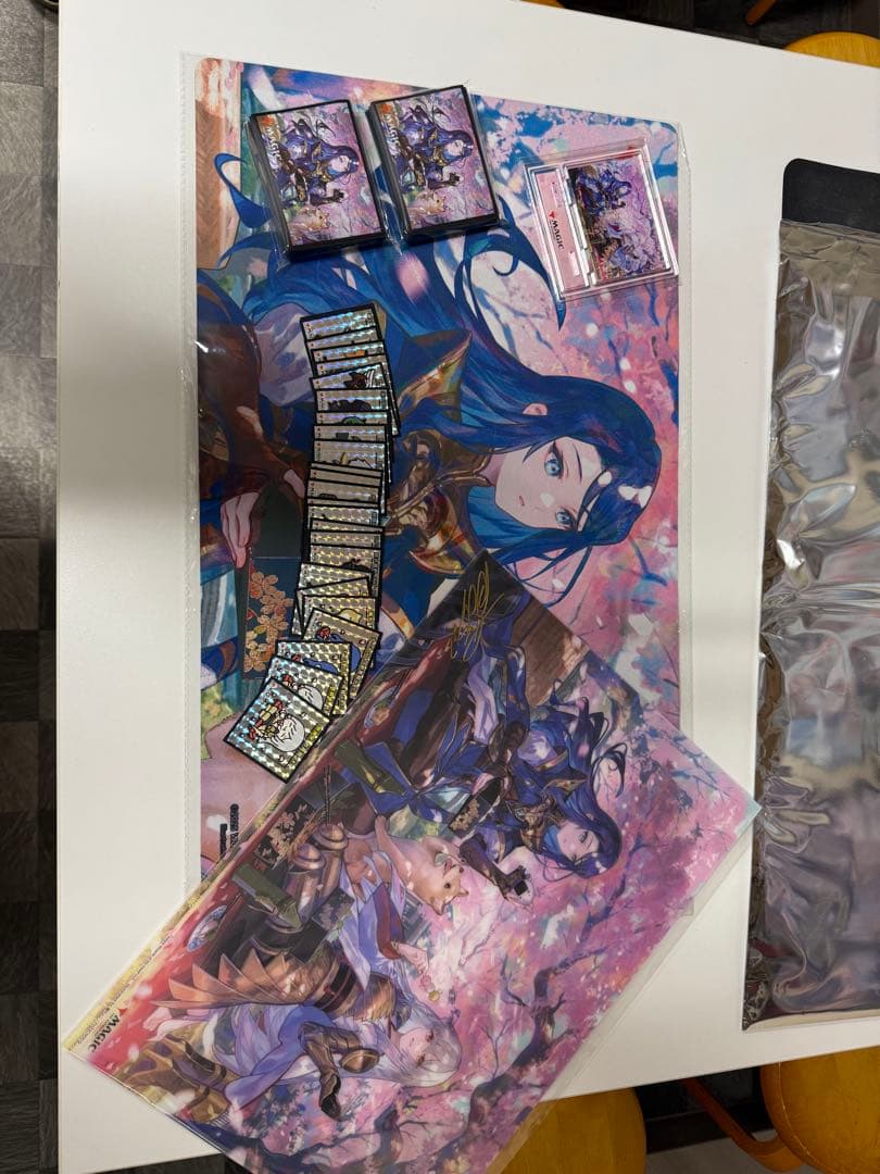 ナーセット　プレイマット・スリーブ・アクスタ・シール　放浪皇のお花見キャンペーン