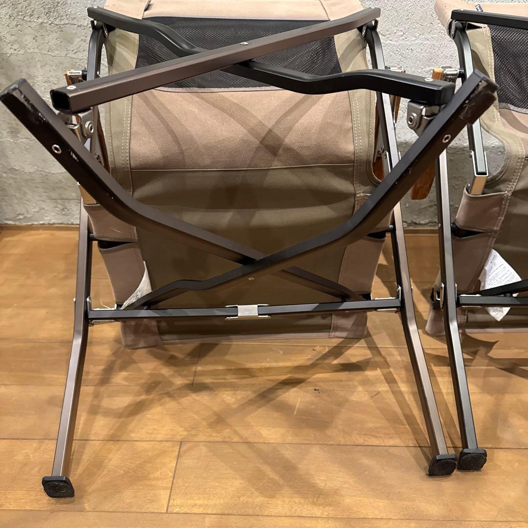 【ガリレオ】 Peak ローチェアショート アイボリー　２脚ペア