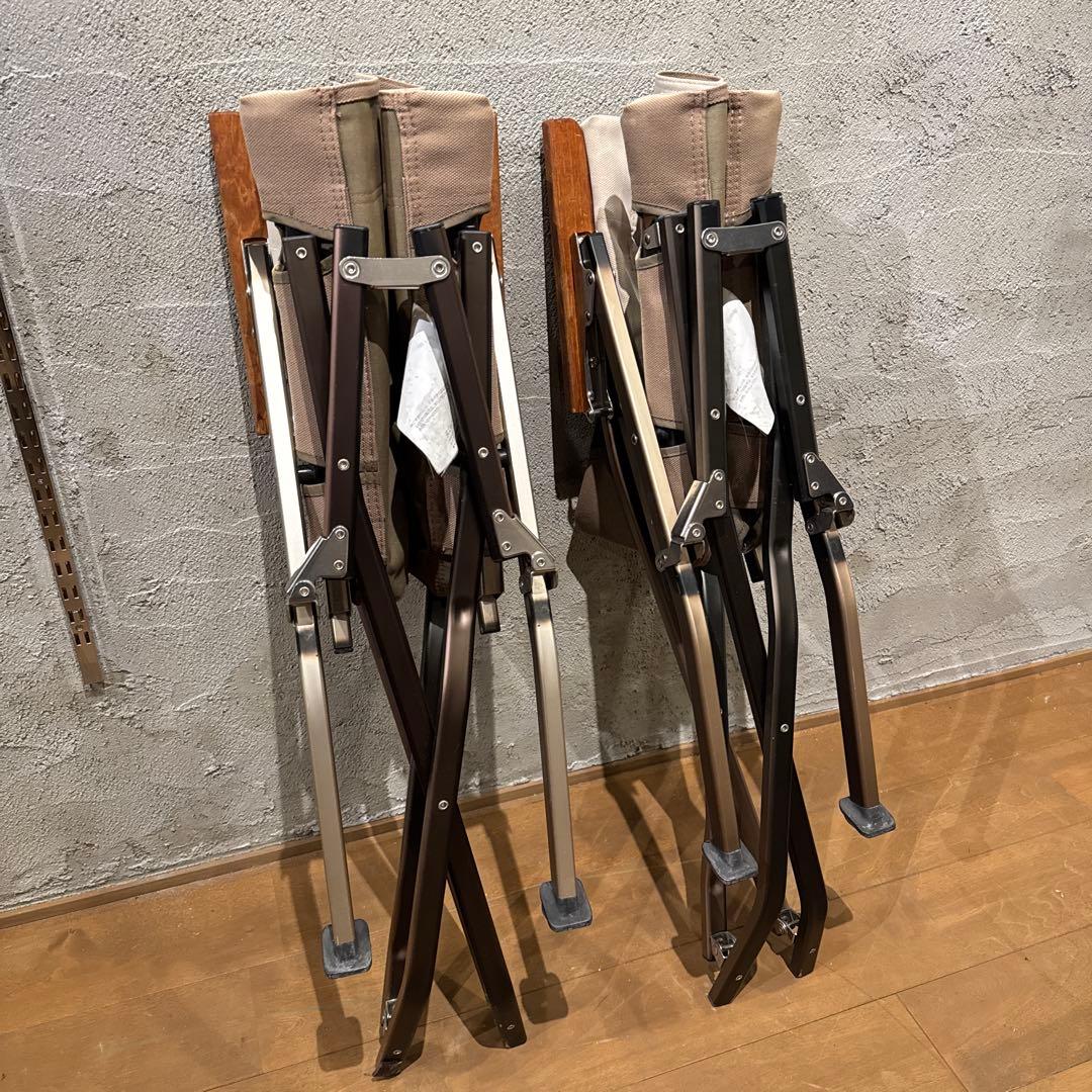 【ガリレオ】 Peak ローチェアショート アイボリー　２脚ペア