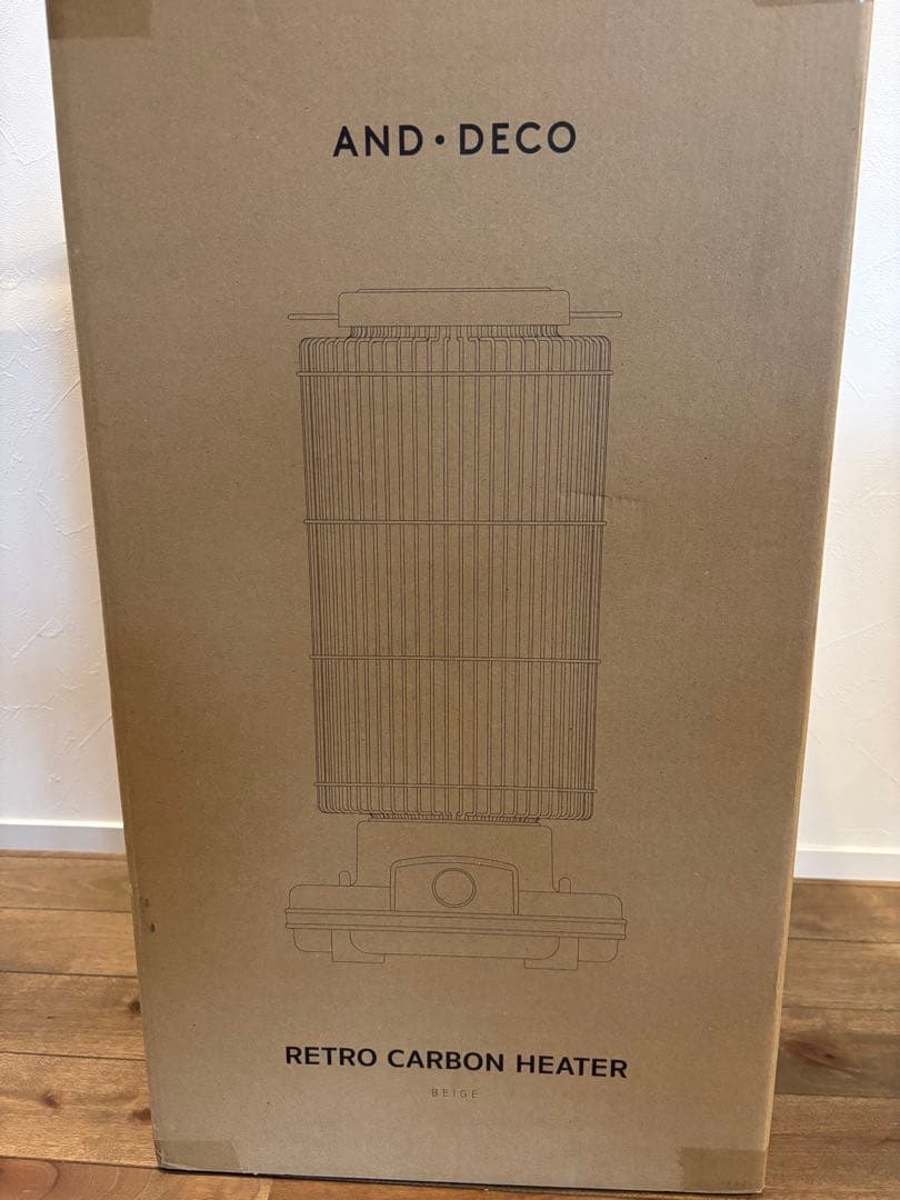 AND DECO アンドデコCARBON HEATER レトロカーボン ヒーター