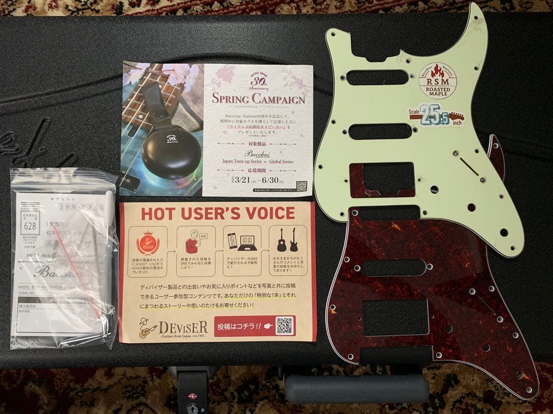 ギター Bacchus BSH-AGED/RSM BLK-AGED