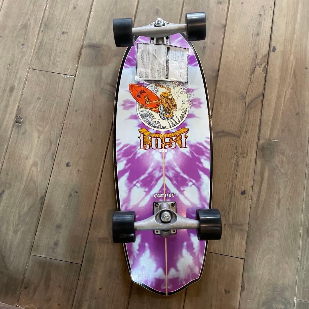 Carver Lost タイダイ柄 スケートボード　コンプリート