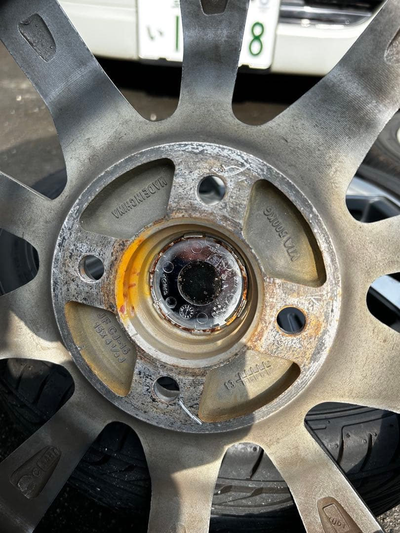 15インチ ホイールセット グッドイヤータイヤ付き１６５／50r１５