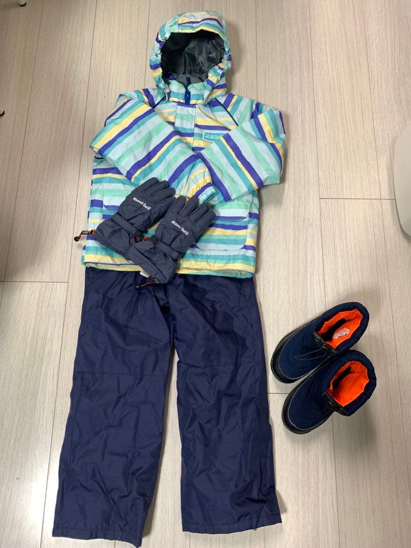 スキーウェア 子ども用 120サイズ　4点セット