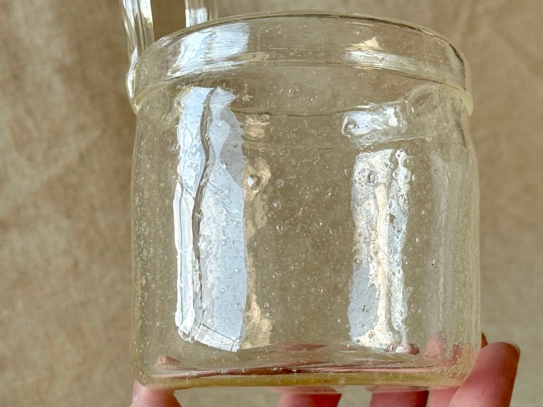 nuutajarvi ARABIA Sargasso(クリア)持ち手つきのベース