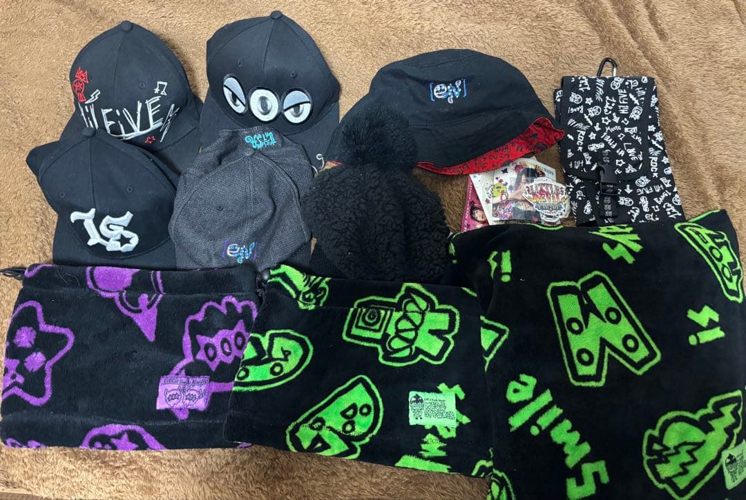 帽子、バッグ、アーティストグッズセット