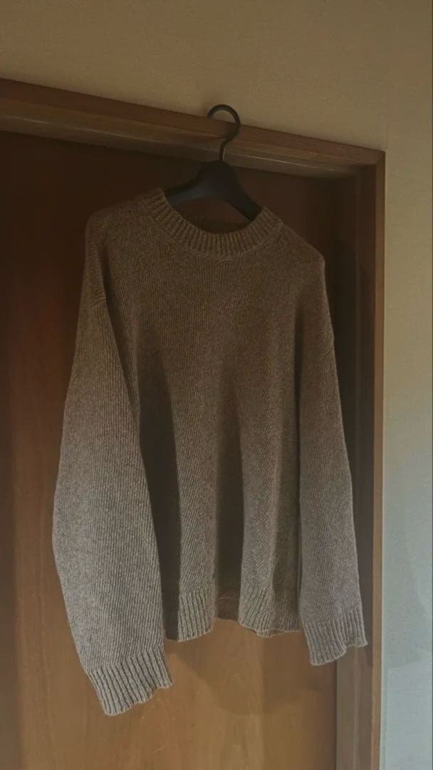 COMOLI 20awカシミヤクルーネックニット 希少サイズ1