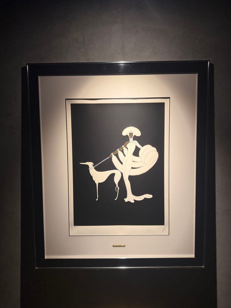 Erte 【Ebony and White】vintageitem 1980年代