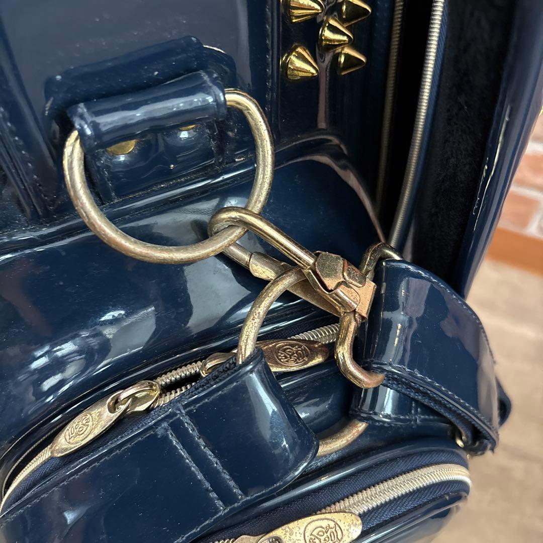 ‼️ラッセルノ エナメル スタンドキャディバッグ ネイビー 完売品‼️