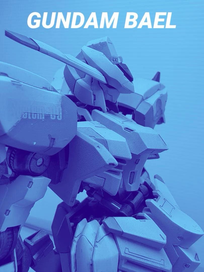 1/100フルメカニクス　ガンダムバエル　塗装完成品❣️