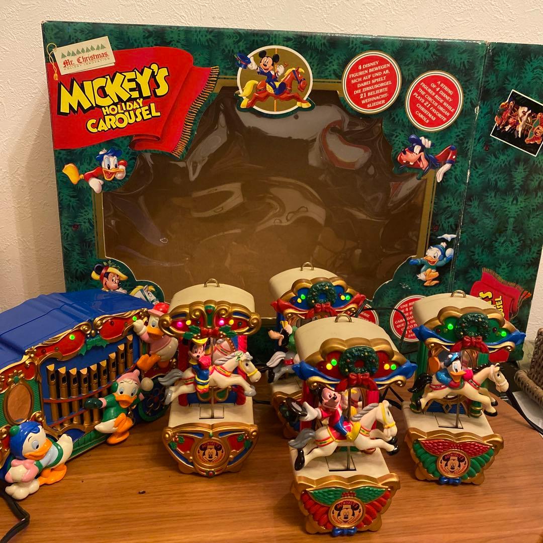 最終★ミッキーホリデーカルーセル　Disneyディズニー　クリスマスオーナメント