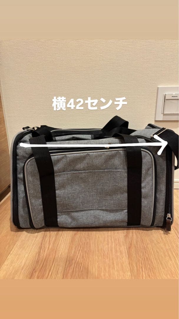 犬用キャリーバッグ 42x28x23センチ