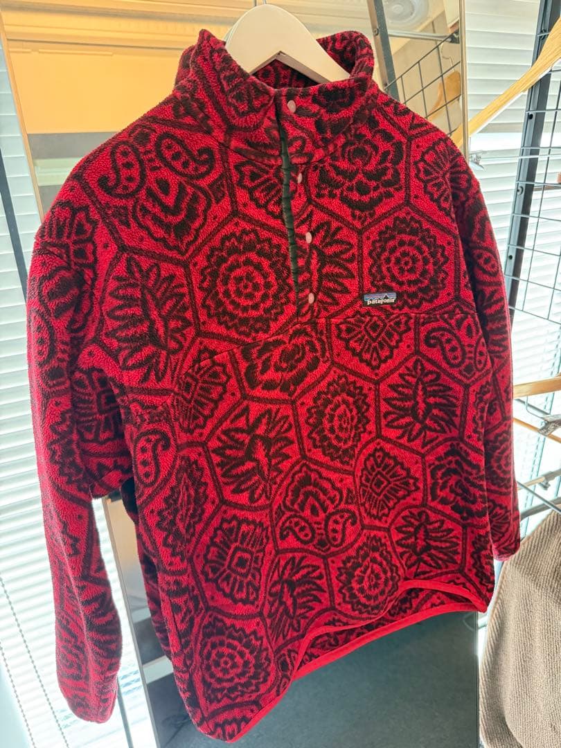 Patagonia USA製snap-T Nepal Hexagon 90s