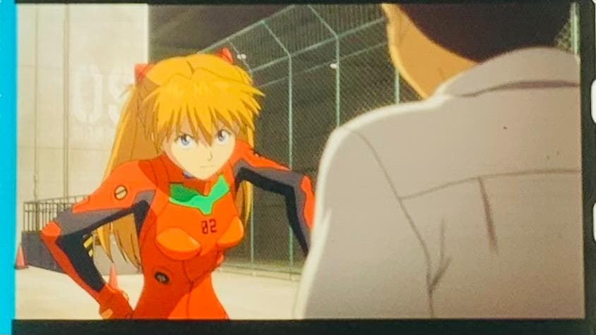 エヴァンゲリオン 新劇場版 破 初回特典 フィルム アスカ & シンジ 0211