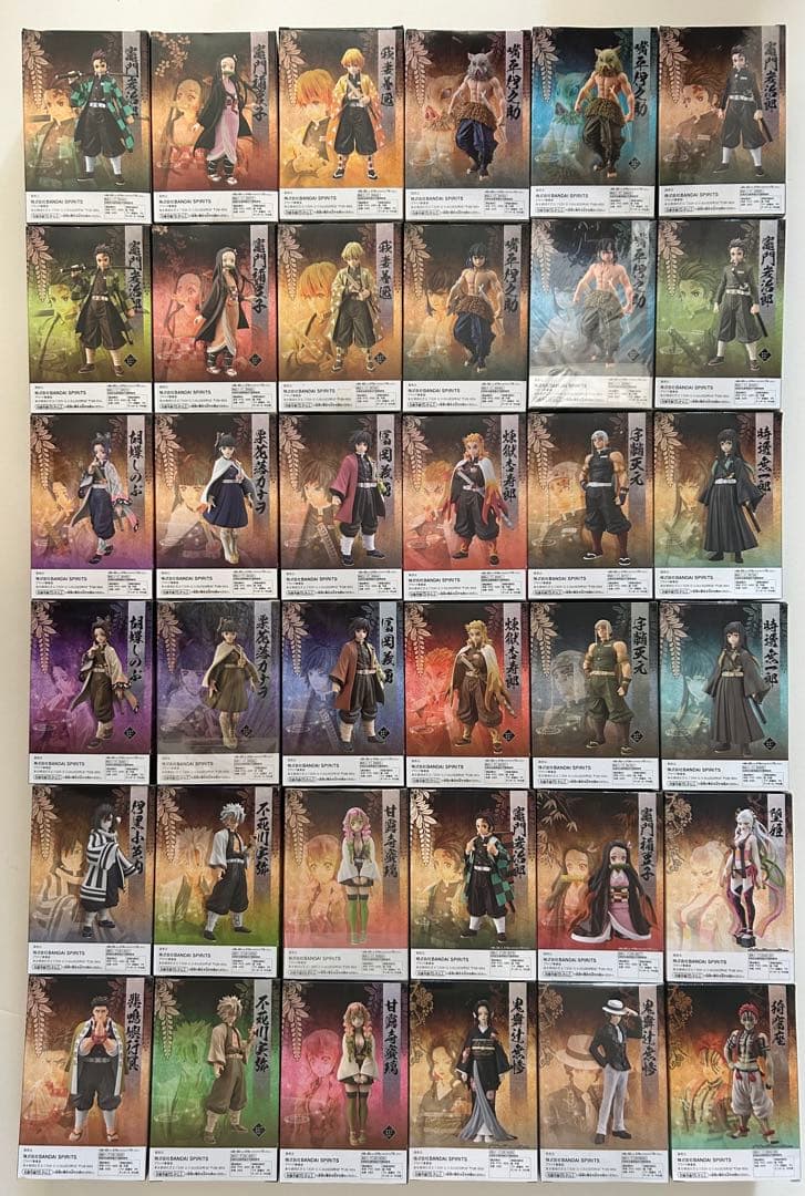 鬼滅の刃 フィギュア-絆ノ装-初版 36体セット 初版レア