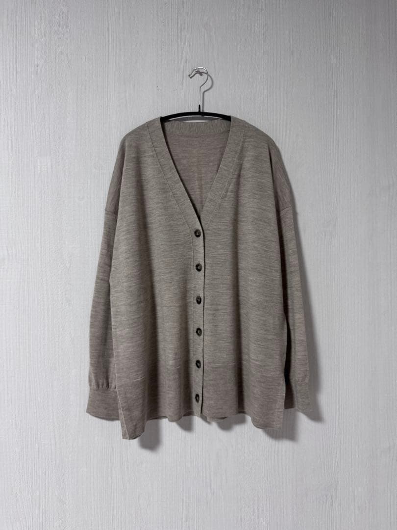 Spick & Span 18G Vネックカーディガン