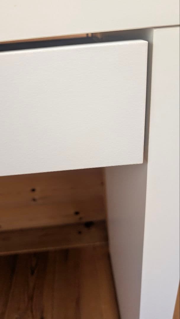 IKEA イケア 机 デスク ドレッサー ホワイト 引き出し マルム　MALM