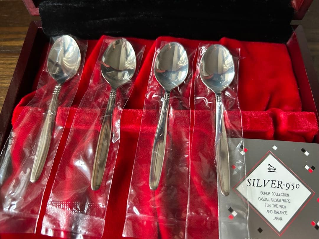 シルバー950 ティースプーン 4本セット