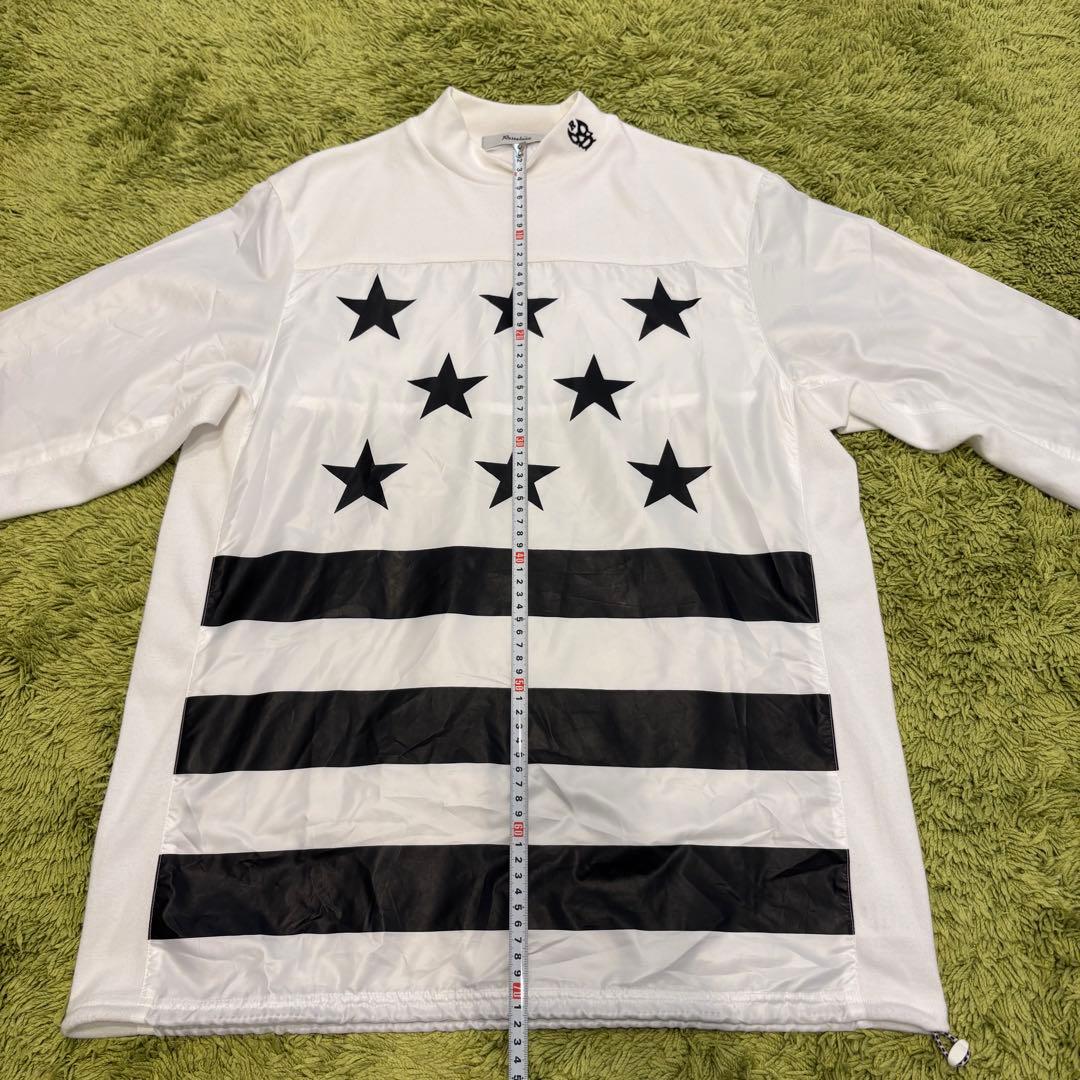 RUSSELUNO ラッセルノ 長袖モックネック ナイロン切替 長袖Tシャツ 5