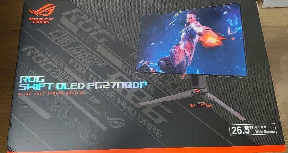超美品 ROG Swift OLED PG27AQDP 480Hz 使用263h