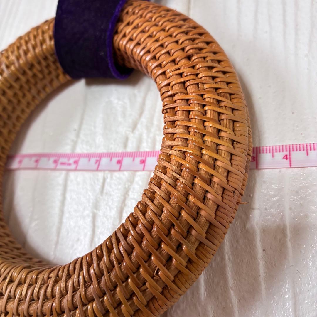 弓道　弦巻　ぎり粉入付き　セット　牛角　籐製