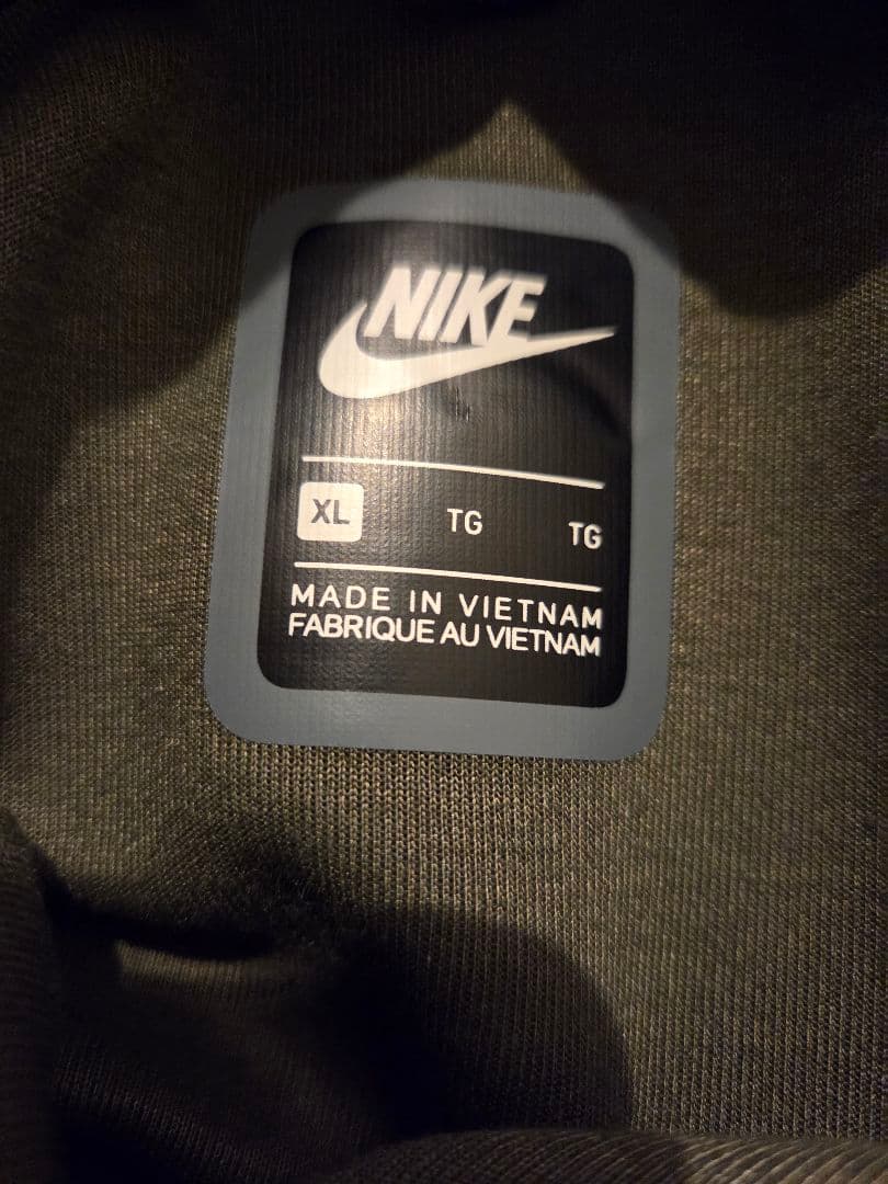 【美品】NIKE ナイキ テックフリース上下セット カーキ オリーブ XL