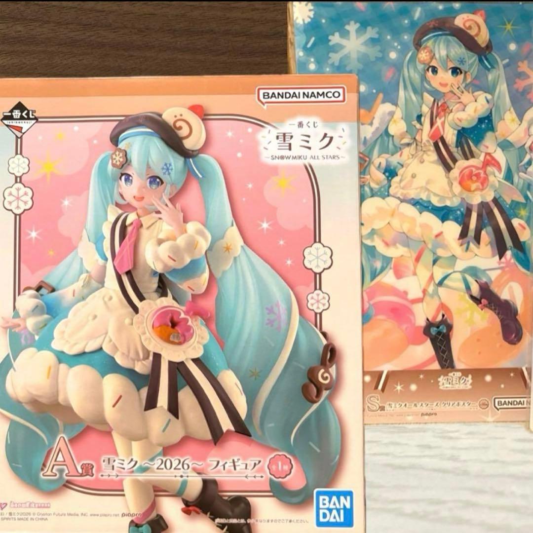 一番くじ 雪ミク 2026 A賞 雪ミク 2026 フィギュア ＋R賞 S賞