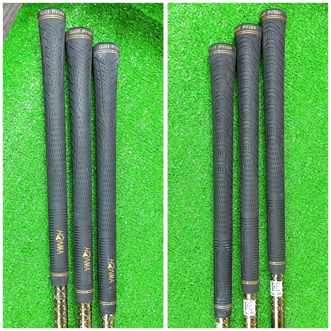 【レフティ】 HONMA BERES09 3S 1W 5W U22 3本 SR