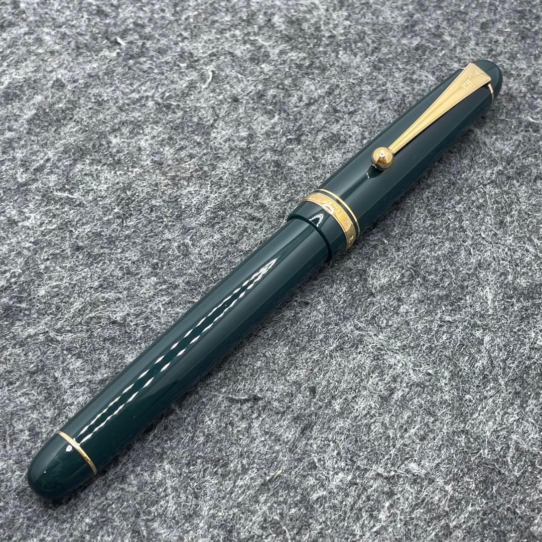 PE866□PILOT カスタム 74 万年筆 ダークグリーン