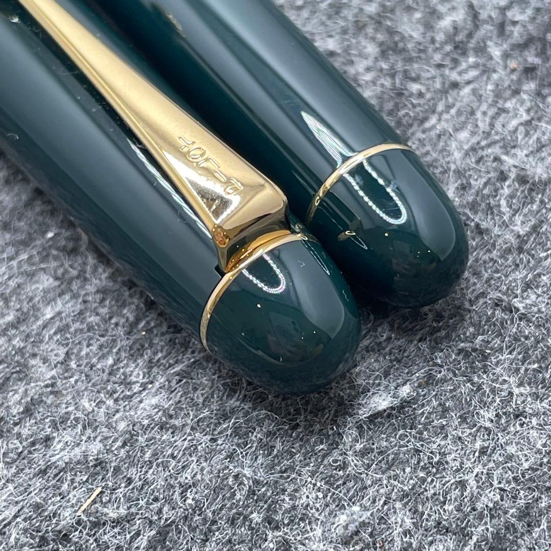 PE866□PILOT カスタム 74 万年筆 ダークグリーン