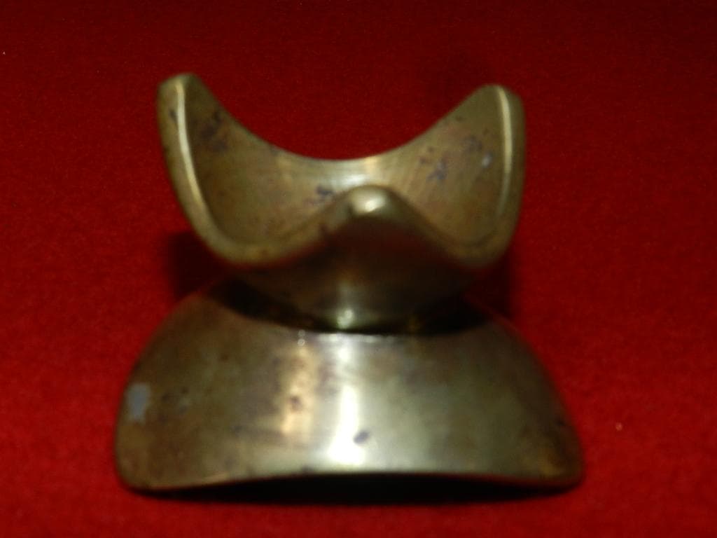 ME5 千家上職人 中川浄益 共箱 蓋置 ２点 金物師 お安くいたしました！￼