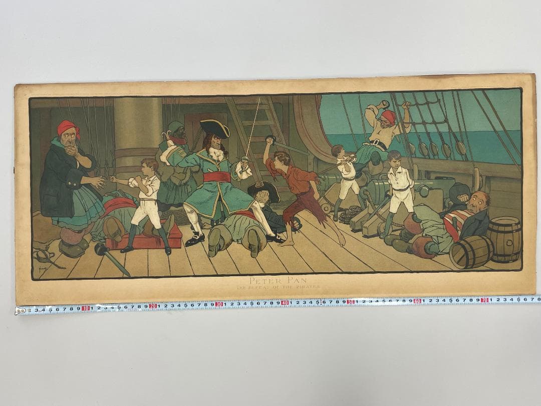 リトグラフ ピーターパン THE DEFEAT OF THE PIRATES