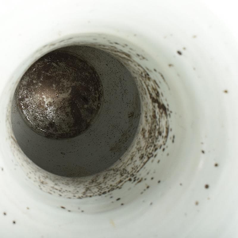 中国　青花　鳳凰花文　双耳瓶　高さ約43cm　M　R7622F