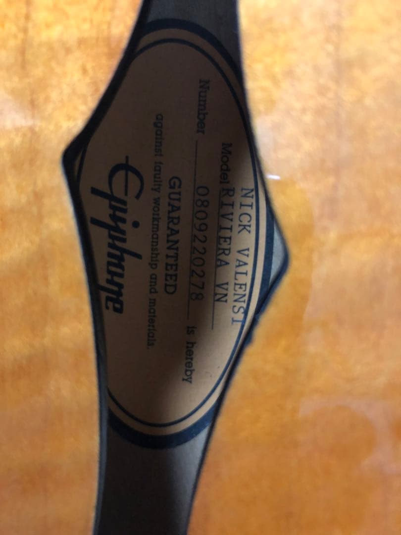 ギター Epiphone riviera Nick Valensi