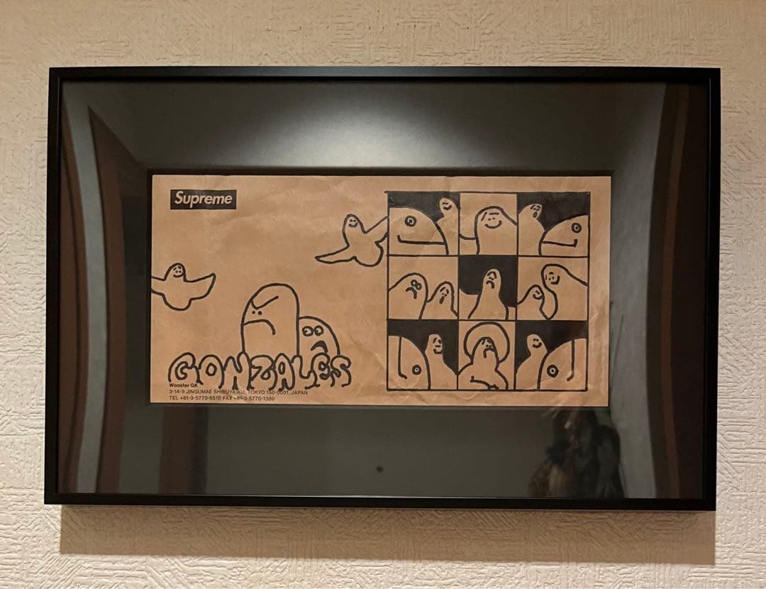 Mark Gonzales マークゴンザレス GONZ supreme  原画