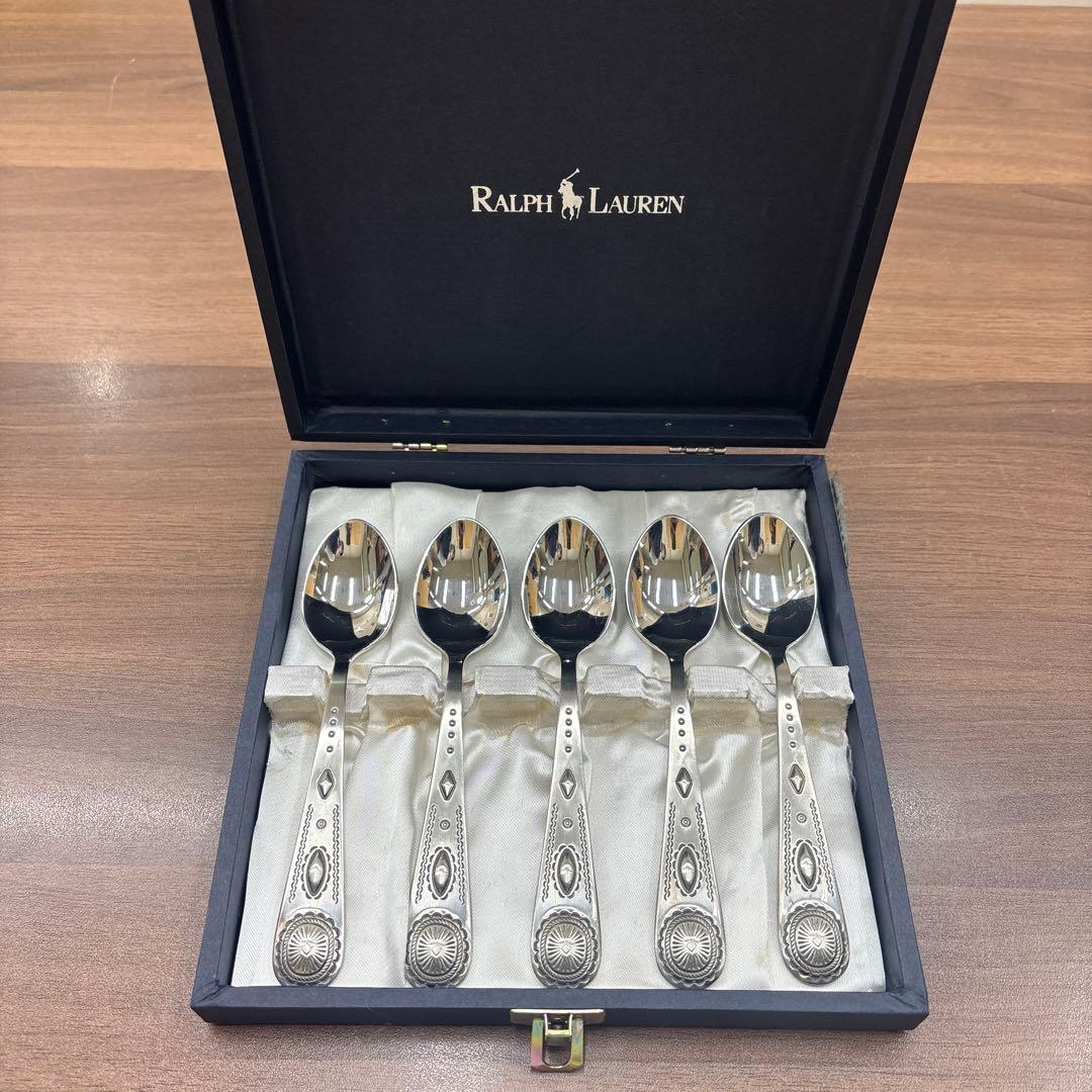 【専用】ラルフローレン コンチョ ステンレス スプーン 5本セット