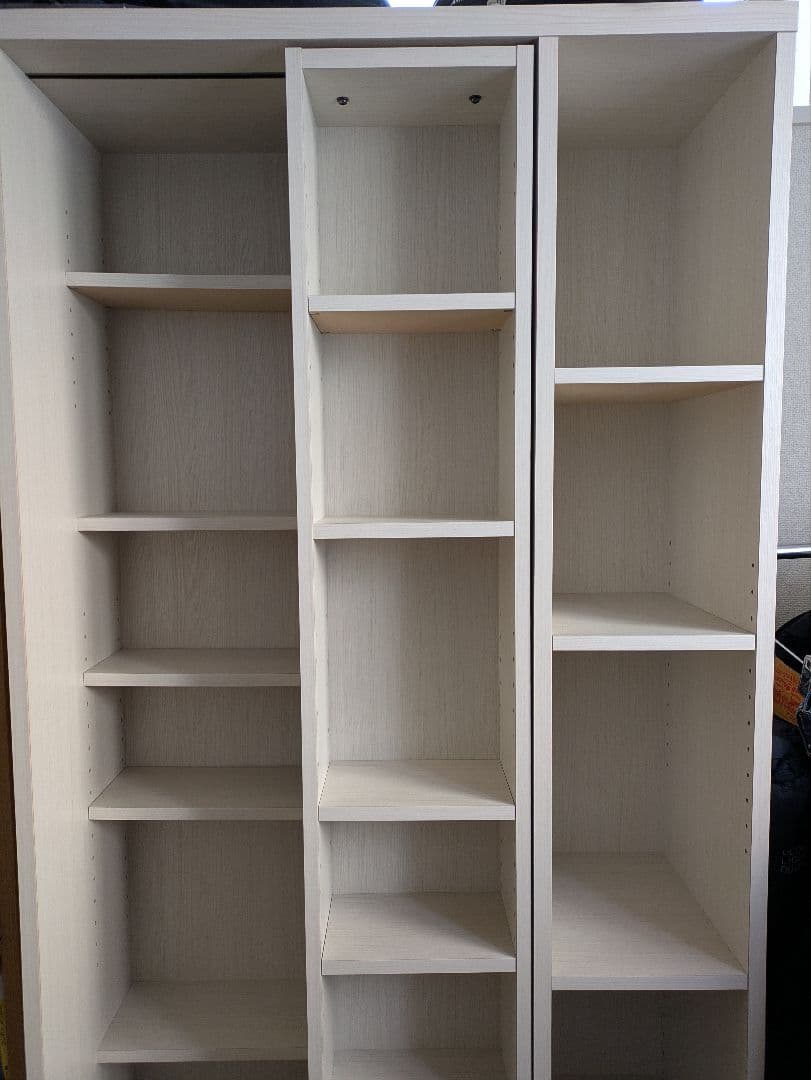 ニトリ　シングルスライド本棚