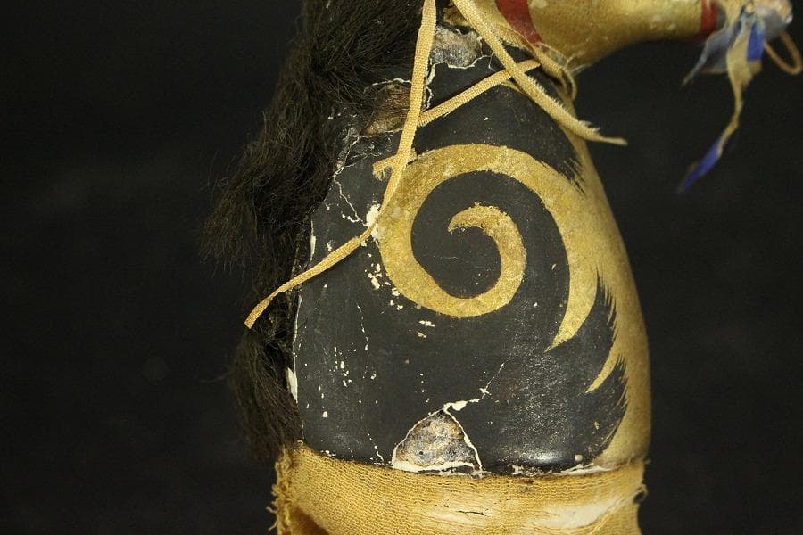 古い 御所人形 大小 二件 時代物(ZE671)