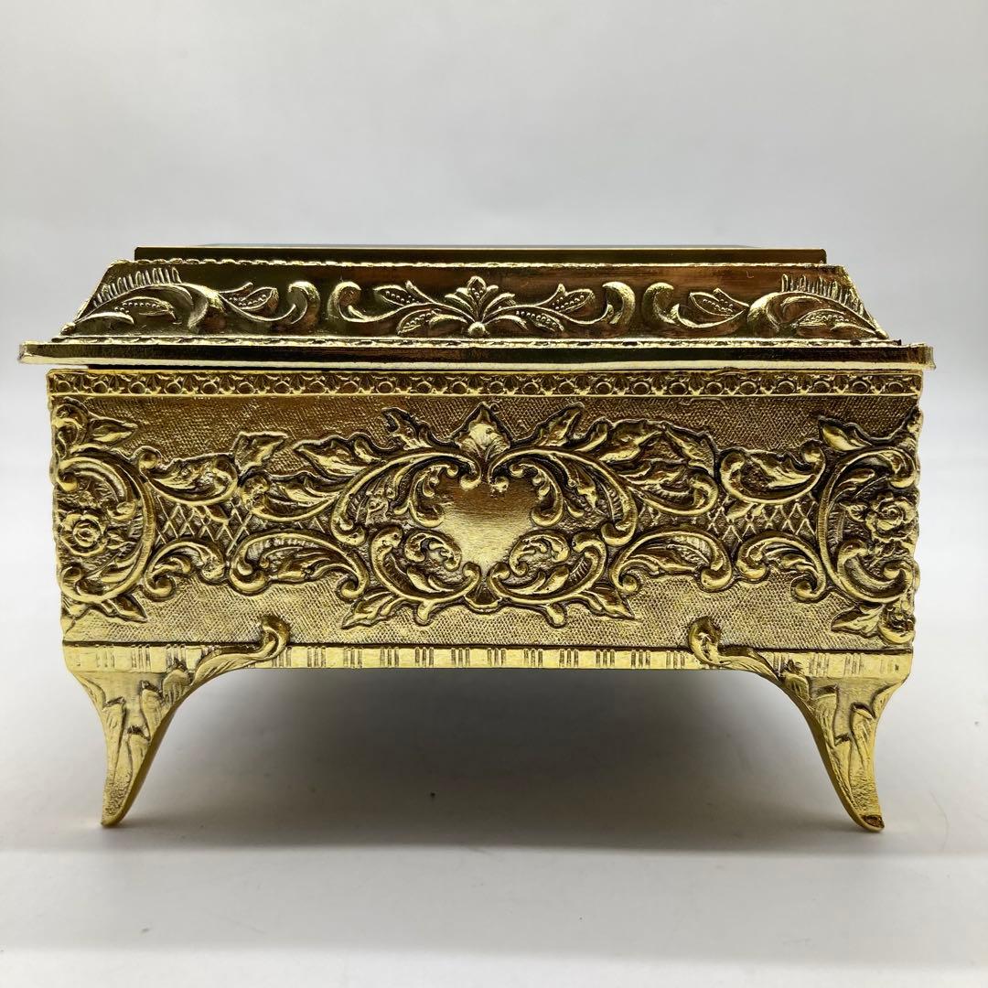 【美品】小樽　オルゴール堂　ジュエリーボックス　蝶々　星に願いを　バタフライ