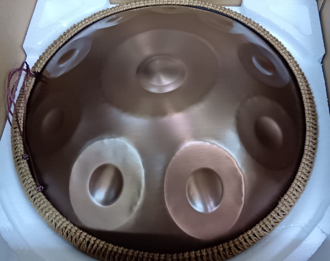 ハンドパン　小ぶりの49センチ　10音　Dマイナー　A＝432Hz