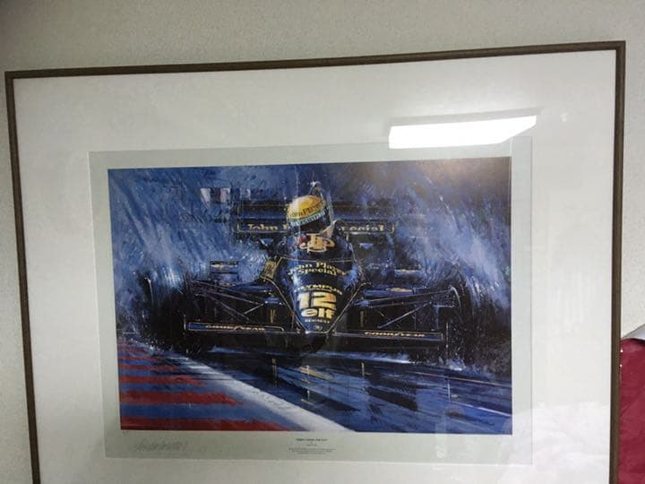 アイルトン セナ　リトグラフ